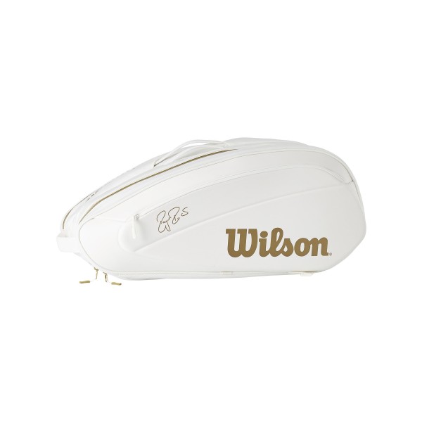Теннисная сумка Wilson Federer DNA 12 Racket Bag White